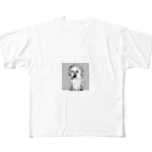 びとらびのアンニュイなヘッドホンオウムちゃんの音楽日常 All-Over Print T-Shirt