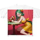 RS48のフルーツ美少女 All-Over Print T-Shirt