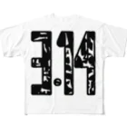 usa100の3.14 All-Over Print T-Shirt