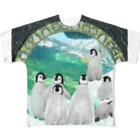 コウテイペンギン至上主義のコウテイペンギンのヒナ　たくさん All-Over Print T-Shirt