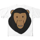 図鑑Tのスズリのチンパンジー All-Over Print T-Shirt
