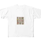 No Fishing No Life のルアーコレクション All-Over Print T-Shirt