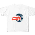 Lactominのカー フルグラフィックTシャツ