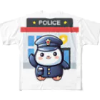 MistyStarkのペンギン警察官 フルグラフィックTシャツ