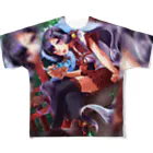 YOUMSのかみさま All-Over Print T-Shirt