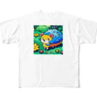 murafamilyのわんぱくハリネズミ【チッチ】 All-Over Print T-Shirt