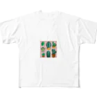 pain08のサボテンくん All-Over Print T-Shirt