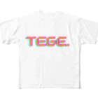 Yamaimo/ﾔﾏｲﾓのTEGE. フルグラフィックTシャツ