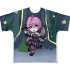 Gothestのフェアリーゴス貞子(プレミアム) / Faerygoth Sadako (Premium) フルグラフィックTシャツ