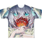 ぷωて( •́ .̫ •̀ و(و "の彼岸花 All-Over Print T-Shirt