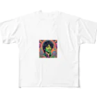 茉莉花のサイケデリックな世界の緑の王子様 All-Over Print T-Shirt
