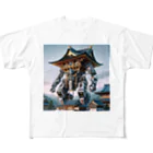 こまイヌ屋たちの出雲大社ロボ All-Over Print T-Shirt