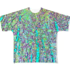 水草のサイケデリックな林 Ⅲ All-Over Print T-Shirt