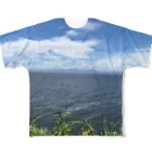 bitpiyoの江ノ島から見た海 All-Over Print T-Shirt