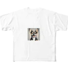 machakooのスマイルチワワ All-Over Print T-Shirt