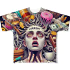 current sick desire？のcurrent sick desire-inori- All-Over Print T-Shirt