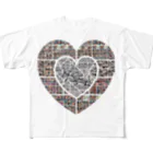 インパクトのハート All-Over Print T-Shirt