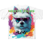 WESTIE_FILMSのWESTIEグッズです‼️ All-Over Print T-Shirt