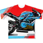 Moichi Designs Shop-2023のハイパーバイク All-Over Print T-Shirt