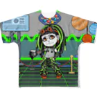 Gothestのサイバーゴス(プレミアム) / Cybergoth (Premium) All-Over Print T-Shirt