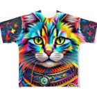 629_CAT_ARTのカラフルキャット6 All-Over Print T-Shirt