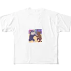 ブギーズのタイマン猫 フルグラフィックTシャツ