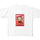 にこあーとのさんぷる All-Over Print T-Shirt