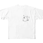 クラゲ屋さんのひんじゃくん ゴロゴロスタイル2 All-Over Print T-Shirt