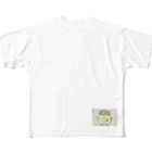 pillishopのカッパのキャシーくん フルグラフィックTシャツ