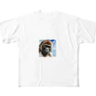 Animal_murmurのゴリラの呟き フルグラフィックTシャツ