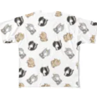 おおつかみきのねこ総柄 All-Over Print T-Shirt