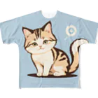 WshopTYのにゃるほどキャッツ All-Over Print T-Shirt