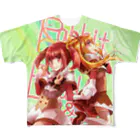 YOUMSのうさ食＆ラスク擬人化娘 All-Over Print T-Shirt