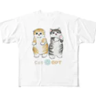 GLOBEのChatGPTならぬCatGPT フルグラフィックTシャツ