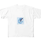 Emperor's FlightのFlying_penguin フルグラフィックTシャツ