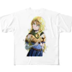 西田広次の少女X. フルグラフィックTシャツ