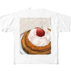 コナカマ通販SUZURI支店のパンケーキ All-Over Print T-Shirt