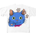 ふぃろの四神獣HW&Fロゴ フルグラフィックTシャツ