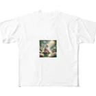 ゆずこの釈迦ラニアン All-Over Print T-Shirt