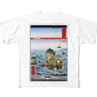 浮世絵屋の広重「冨二三十六景㉗　伊勢二見か浦」歌川広重の浮世絵 All-Over Print T-Shirt