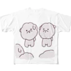 feee.co/フィー子(マーメイド)のふわもち犬の集い(井戸端会議) All-Over Print T-Shirt