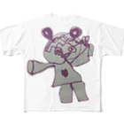 お豆腐屋の苺の5歳児の描いたアイドル フルグラフィックTシャツ