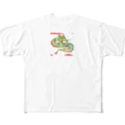 BOGEY-createの2024辰年グッズ フルグラフィックTシャツ