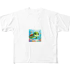 k.corporationのAIカメ All-Over Print T-Shirt