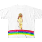 リーマン絵師のCall From Rainbow フルグラフィックTシャツ