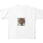 アートフュージョンの幻想の木のグッズ フルグラフィックTシャツ