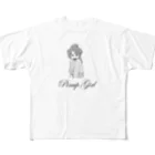 BONBONのPinup girl フルグラフィックTシャツ