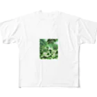 グリーンハーモニーの豊かな緑の風景 フルグラフィックTシャツ