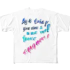 姫とすずり。のガラスの中の火花 All-Over Print T-Shirt