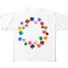 salon 92のアルコールインクアートパーティ All-Over Print T-Shirt